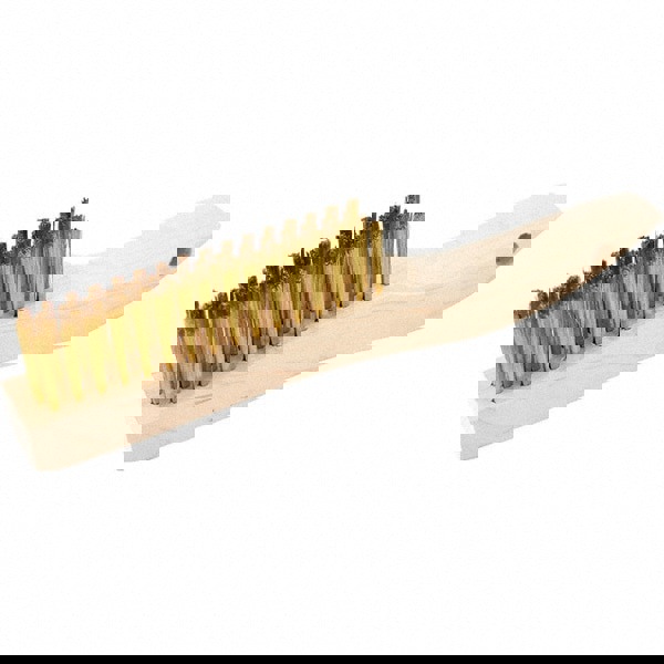 Scratch Brush, 4 Rows, 16 Columns, Brass